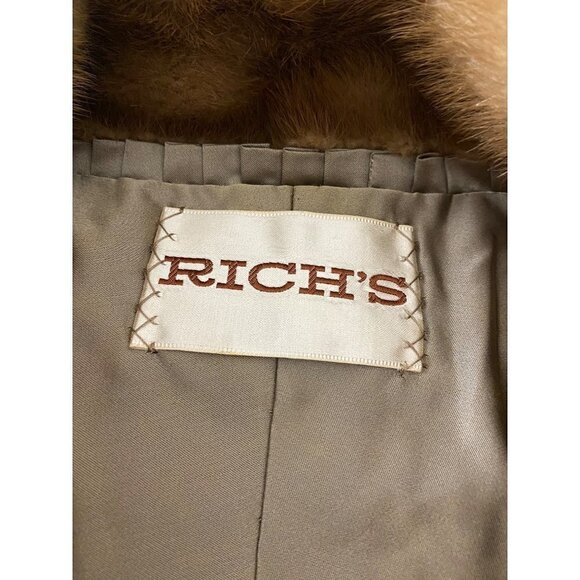 Vintage Rich's Women's Mink Fur Stole (EST Date 1960's) - OS - Picture 7 of 10